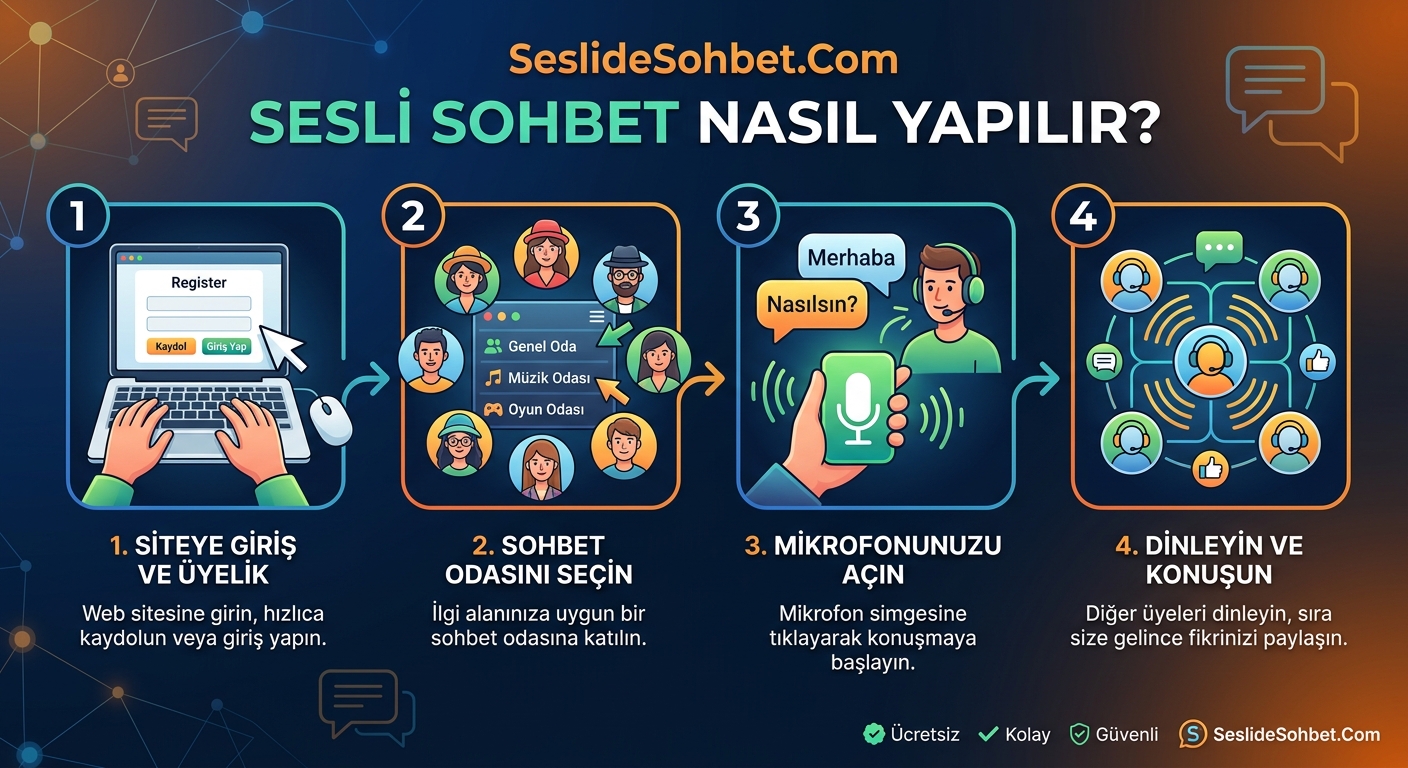 Sesli Sohbet Nasıl Yapılır